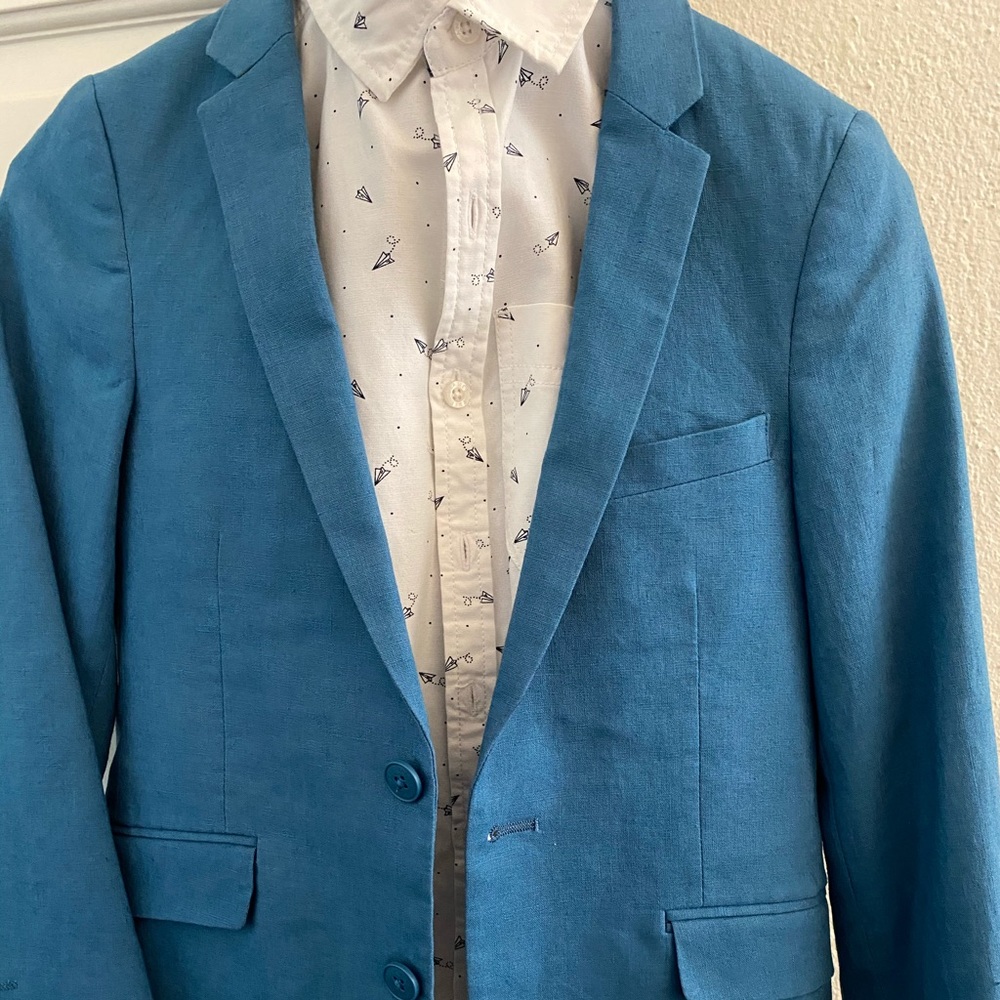Appaman Boys size 10 Suit - beautiful blue
